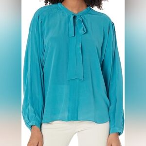 MAJORA BLOUSE WITH TIE NWOT!